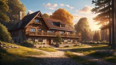 Pension in der Lüneburger Heide gemütlich schlafen