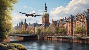 Notlandung in Hamburg: Flugzeug landet sicher nach Triebwerksbrand