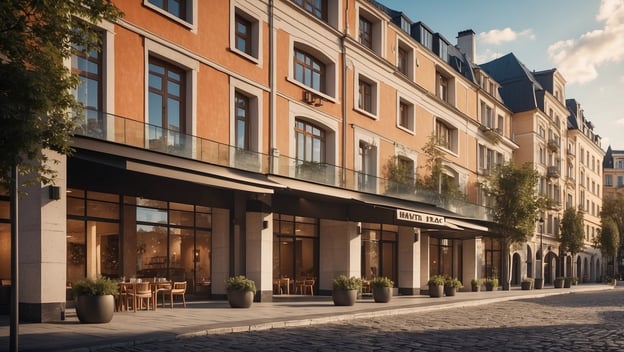 Entdecke das neue Hyatt Place Tallinn in der Altstadt mit modernem Design und gemütlicher Außenterrasse.