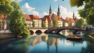 UNESCO Weltkulturerbe Augsburger Wassermanagement-System bestaunen