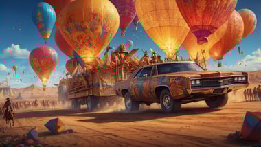Erlebe Feuer, Kunst und Breakdance: Correfoc, Cadillac Ranch & World Games