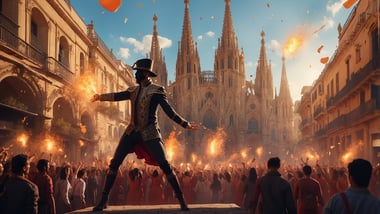 Erlebe Barcelonas feuriges Correfoc – Tanz mit den Teufeln und Funken!
