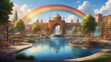 Entdecke spannende Industriekultur, Wasserspiele und Regenbögen – Deine Reise ins Abenteuer!