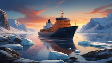 Exklusive Arktis-Abenteuer auf dem Eisbrecher Terschelling