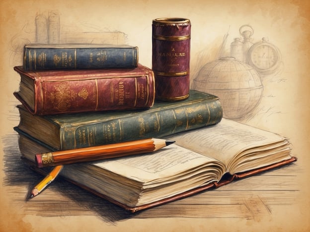 Auf dem Bild sind mehrere Bücher und ein Bleistift zu sehen, die in einer ansprechenden Anordnung gestapelt sind. Diese Darstellung könnte an die literarische Tradition Dublins erinnern, die viele bedeutende Schriftsteller hervorgebracht hat.Dublin ist berühmt für Autoren wie James Joyce, der mit seinem Werk "Ulysses" das moderne Schreiben revolutionierte, und Samuel Beckett, dessen Stücke wie "Warten auf Godot" das Theater neu definierten. Auch W.B. Yeats, ein Nobelpreisträger der Literatur, und George Bernard Shaw, bekannt für seine scharfsinnigen gesellschaftskritischen Stücke, gehören zu den großen Namen der Dublin-Literatur.Die Bücher auf dem Bild symbolisieren das reiche literarische Erbe und die intellektuelle Beschäftigung, die diese Stadt prägt. Sie könnten auch an eine Bibliothek oder ein Schreibbüro erinnern, in dem Ideen und Geschichten entstehen.