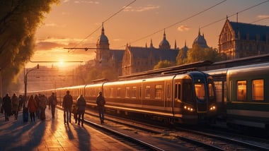 Deine Bahn wird später pünktlich – plane mehr Zeit ein!
