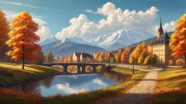 Herbstwetter in Deutschland: Sonne, Wolken und milde Temperaturen