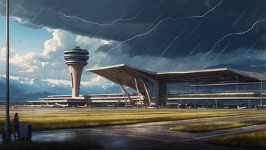 Blitzeinschlag verzögert Flug – Entschädigung gibt’s nicht für dich!