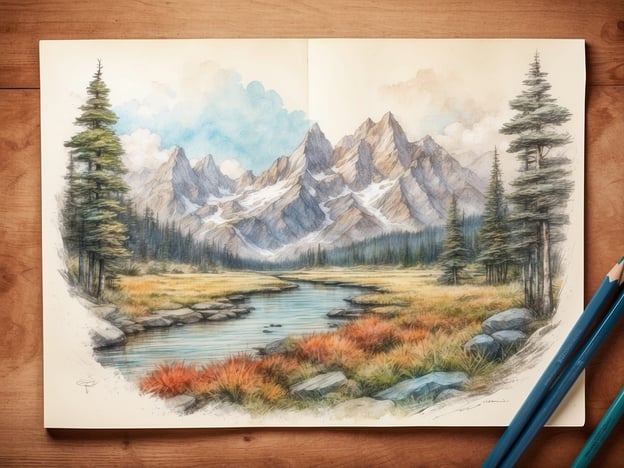 Das Bild zeigt eine malerische Landschaft mit majestätischen Bergen, einem klaren Fluss und einer üppigen Vegetation. Solche Szenen sind charakteristisch für Nationalparks, die oft als Schutzgebiete für die Natur gegründet wurden.Die Geschichte und Entstehung von Nationalparks begann im 19. Jahrhundert, insbesondere in den USA. Der erste Nationalpark, Yellowstone, wurde 1872 gegründet und war ein Meilenstein im Umweltschutz, der die Schönheit und den Reichtum der natürlichen Landschaften bewahrte. Nationalparks wurden eingerichtet, um die einheimische Flora und Fauna zu schützen und gleichzeitig den Menschen die Möglichkeit zu geben, die Natur zu erleben.Das dargestellte Szenario könnte daher auch einen typischen Nationalpark repräsentieren, in dem die Erhaltung der atemberaubenden Landschaft und der natürlichen Ressourcen im Mittelpunkt steht. Solche Parks bieten nicht nur Schutz für die Natur, sondern auch Bildungs- und Freizeitmöglichkeiten für Besucher.