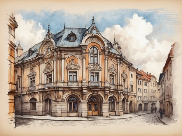 Auf dem Bild ist ein beeindruckendes, historisches Gebäude zu sehen, das möglicherweise an die schöne Architektur in Riga erinnert. Riga, die Hauptstadt Lettlands, ist bekannt für ihre gut erhaltene Altstadt und zahlreiche kulturelle Highlights.Ein solches Gebäude könnte dem Stil der Jugendstil-Architektur entsprechen, für den Riga berühmt ist. Viele Gebäude in der Altstadt, wie das Freiheitsdenkmal oder das Haus der Schwarzhäupter, zeigen ebenfalls ähnliche feine Details und kunstvolle Fassaden. Die charmanten Straßen, die das Bild umgeben, laden dazu ein, die Geschichte und Kultur der Stadt zu erkunden.