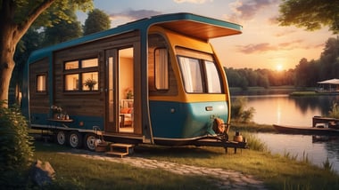 Entdecke die Caravanserei: Tiny Houses und Camping bei Berlin
