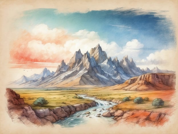 Auf dem Bild ist eine beeindruckende Landschaft zu sehen, die von majestätischen Bergen und einem ruhigen Fluss geprägt ist. Eindeutige Sehenswürdigkeiten, die man auf einem Wanderweg in dieser Umgebung entdecken könnte, sind:1. **Kalksteinfelsen**: Diese erheben sich dramatisch aus der Landschaft und bieten spektakuläre Ausblicke.2. **Alpenwiesen**: Charismatische Wiesen mit bunten Wildblumen, die im Frühling Jahr für Jahr blühen.3. **Klares Wasser**: Der Fluss, der durch die Landschaft fließt, bietet erfrischende Pausen und die Möglichkeit, die Tierwelt zu beobachten.4. **Aussichtspunkte**: Von den höheren Lagen der Berge aus hat man atemberaubende Rundblicke über die gesamte Umgebung.Diese Elemente machen die Wanderung in dieser Region besonders reizvoll und unvergesslich.
