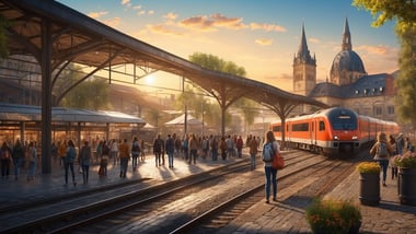 Bahn-Chaos 2025: Nur 60% pünktlich, du!