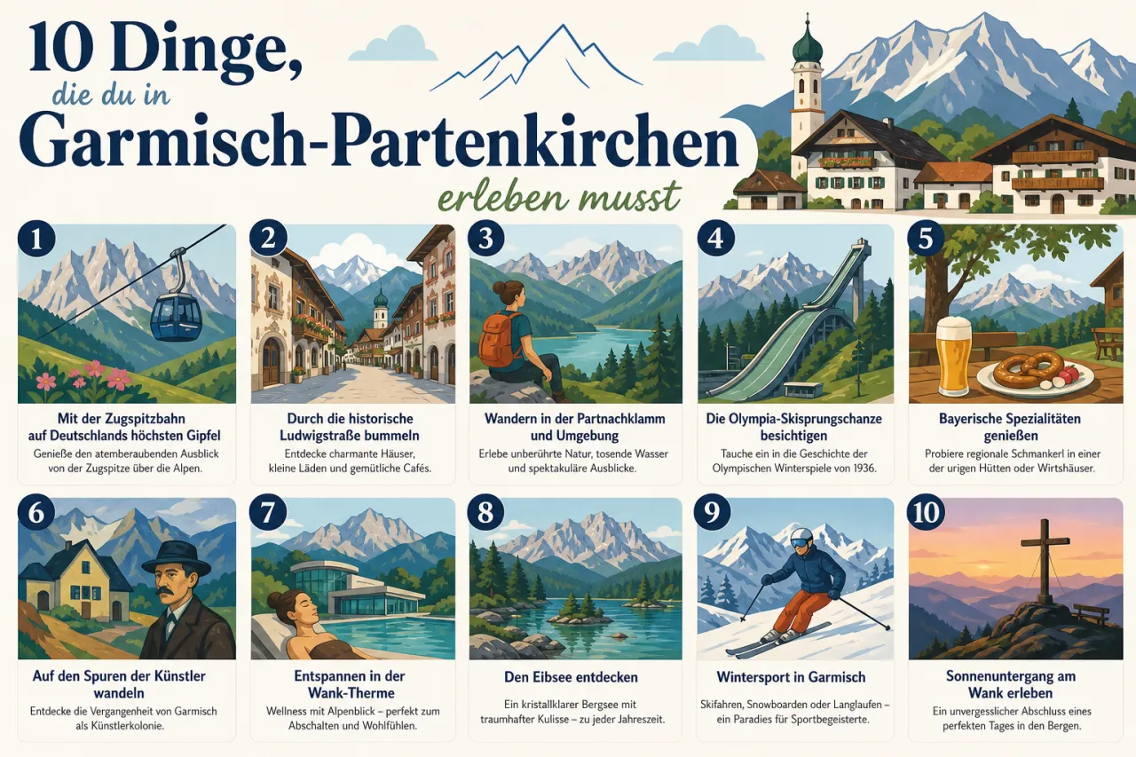 10 Dinge, die du in Garmisch-Partenkirchen erleben musst