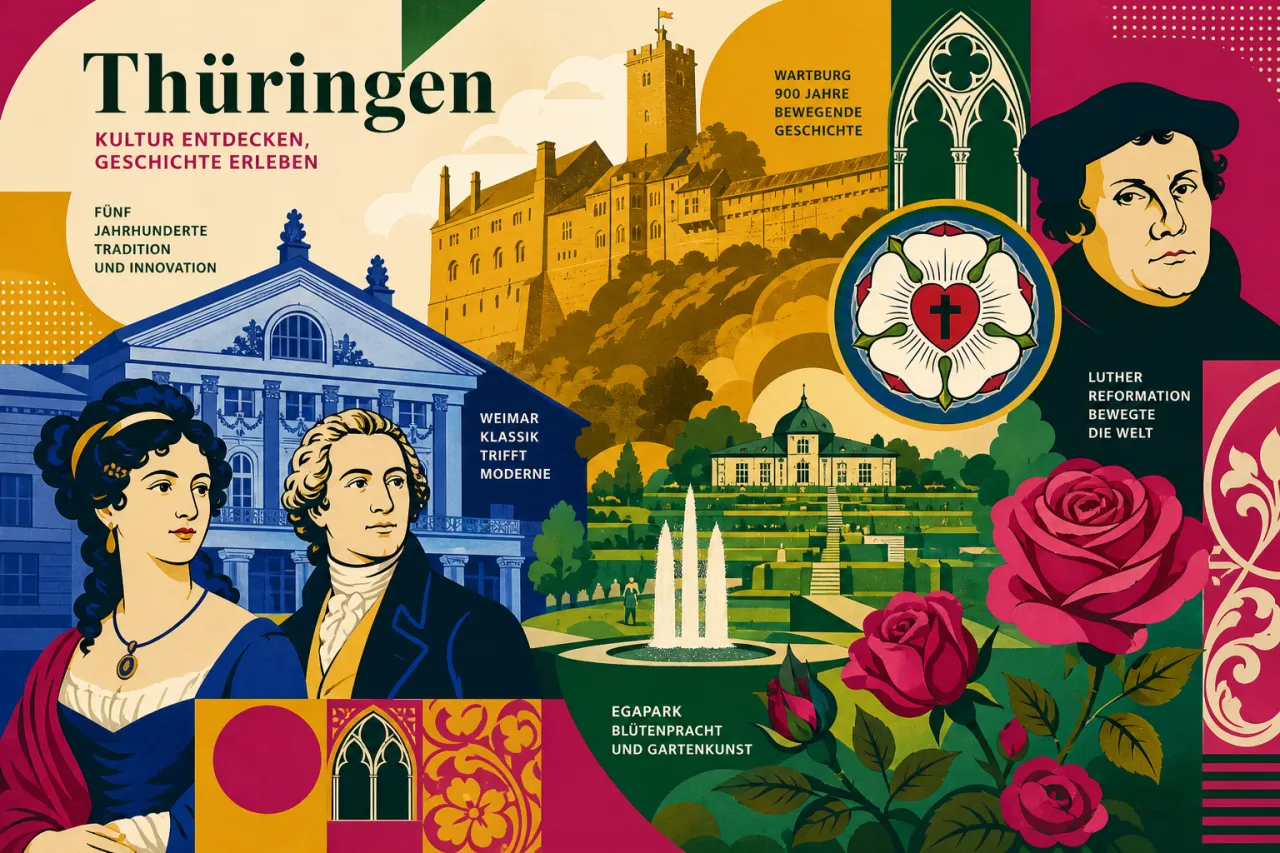 190 Jahre Kultur in Thüringen: Weimar, Wartburg, egapark