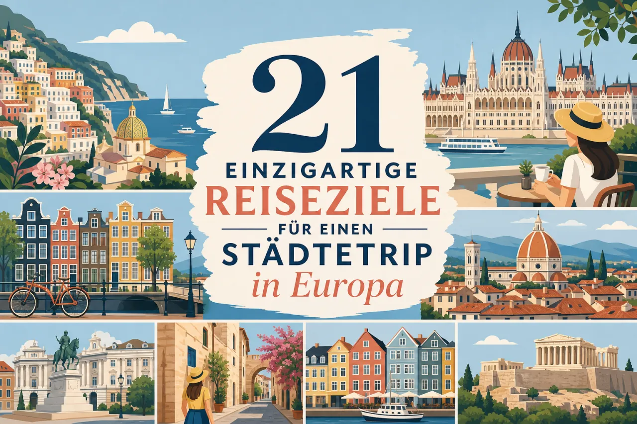 21 einzigartige Reiseziele für einen Städtetrip in Europa