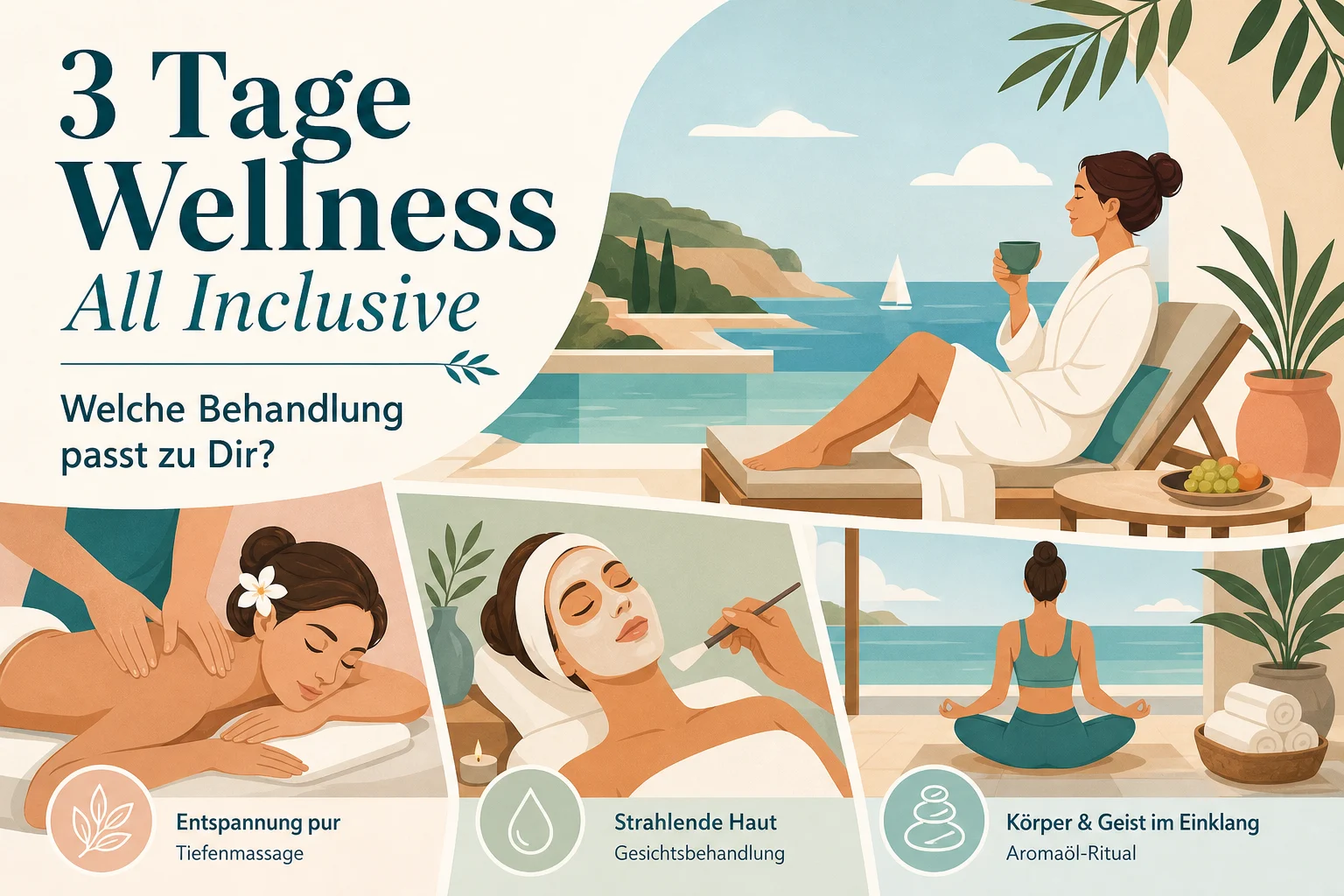 3 Tage Wellness All Inclusive: Welche Behandlung passt zu Dir?