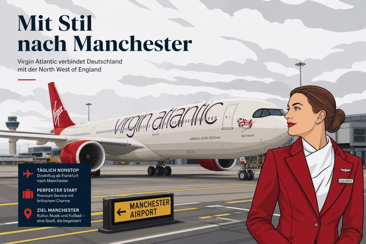 Virgin Atlantic Airbus A330neo auf dem Rollfeld, rote Lackierung, Triebwerk im Vordergrund
