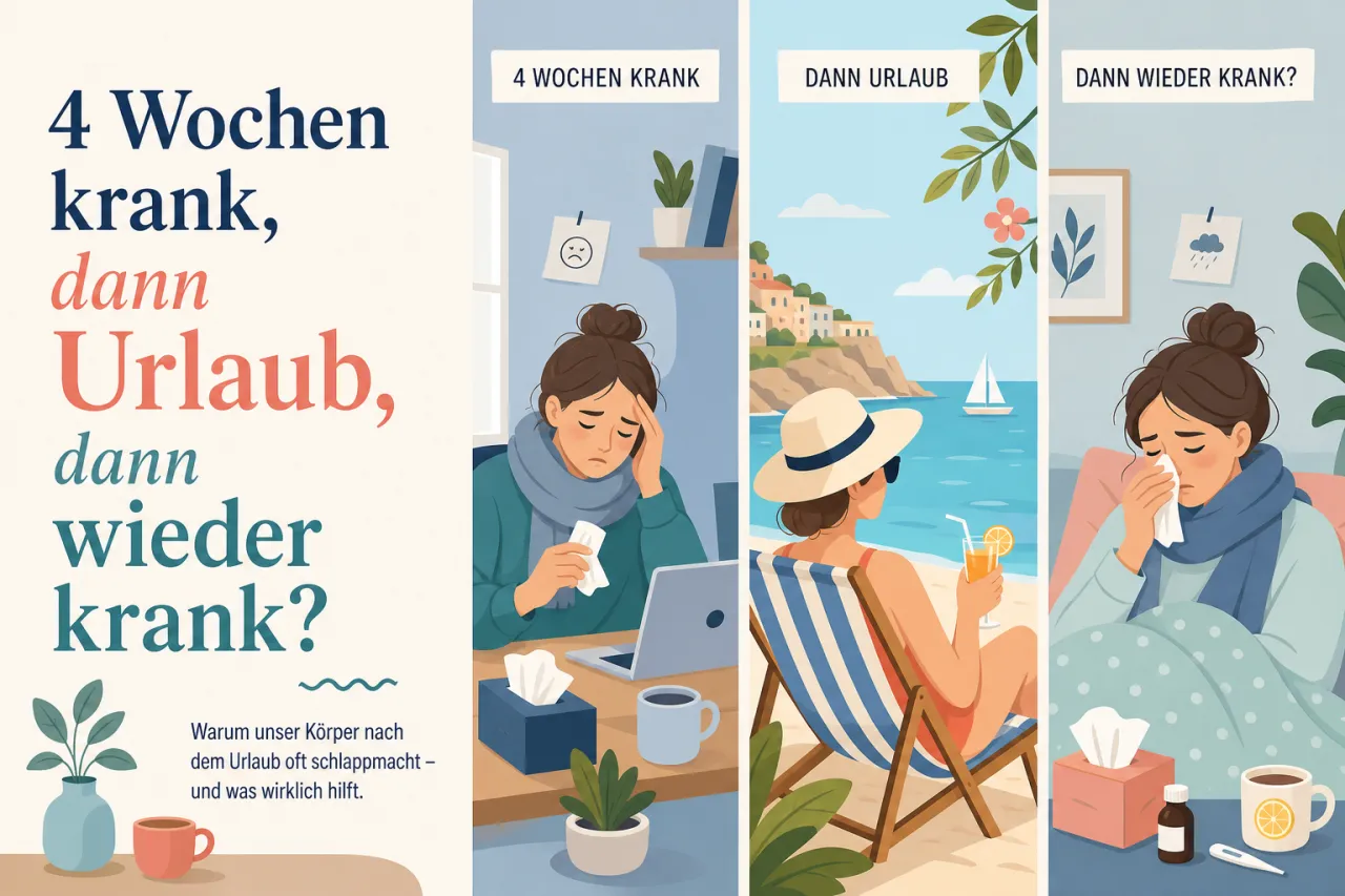 4 Wochen krank, dann Urlaub, dann wieder krank?