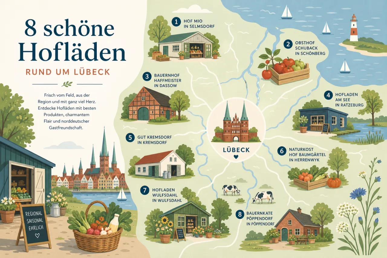 8 schöne Hofläden rund um Lübeck