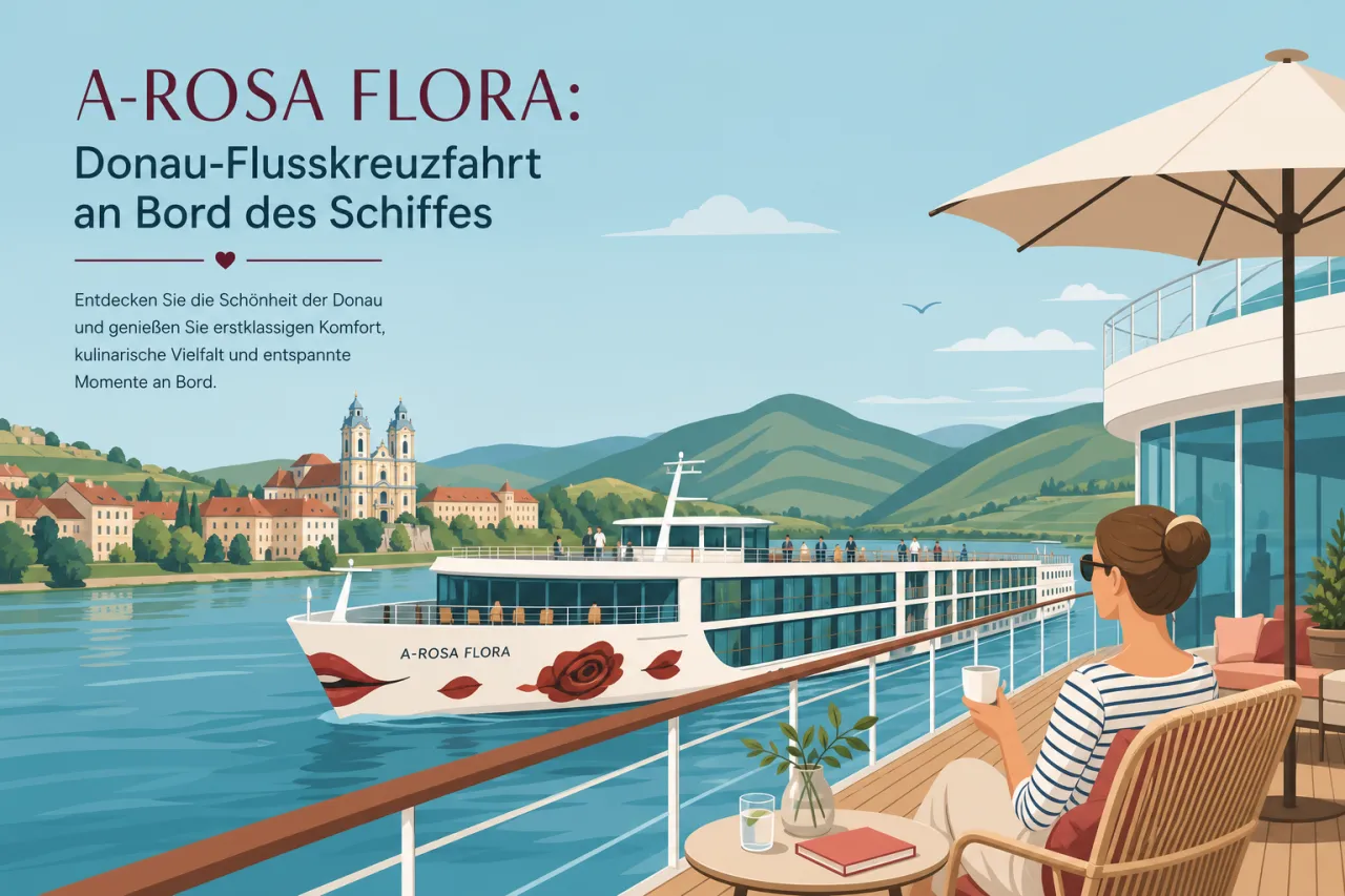 A-ROSA FLORA: Donau-Flusskreuzfahrt an Bord des Schiffes