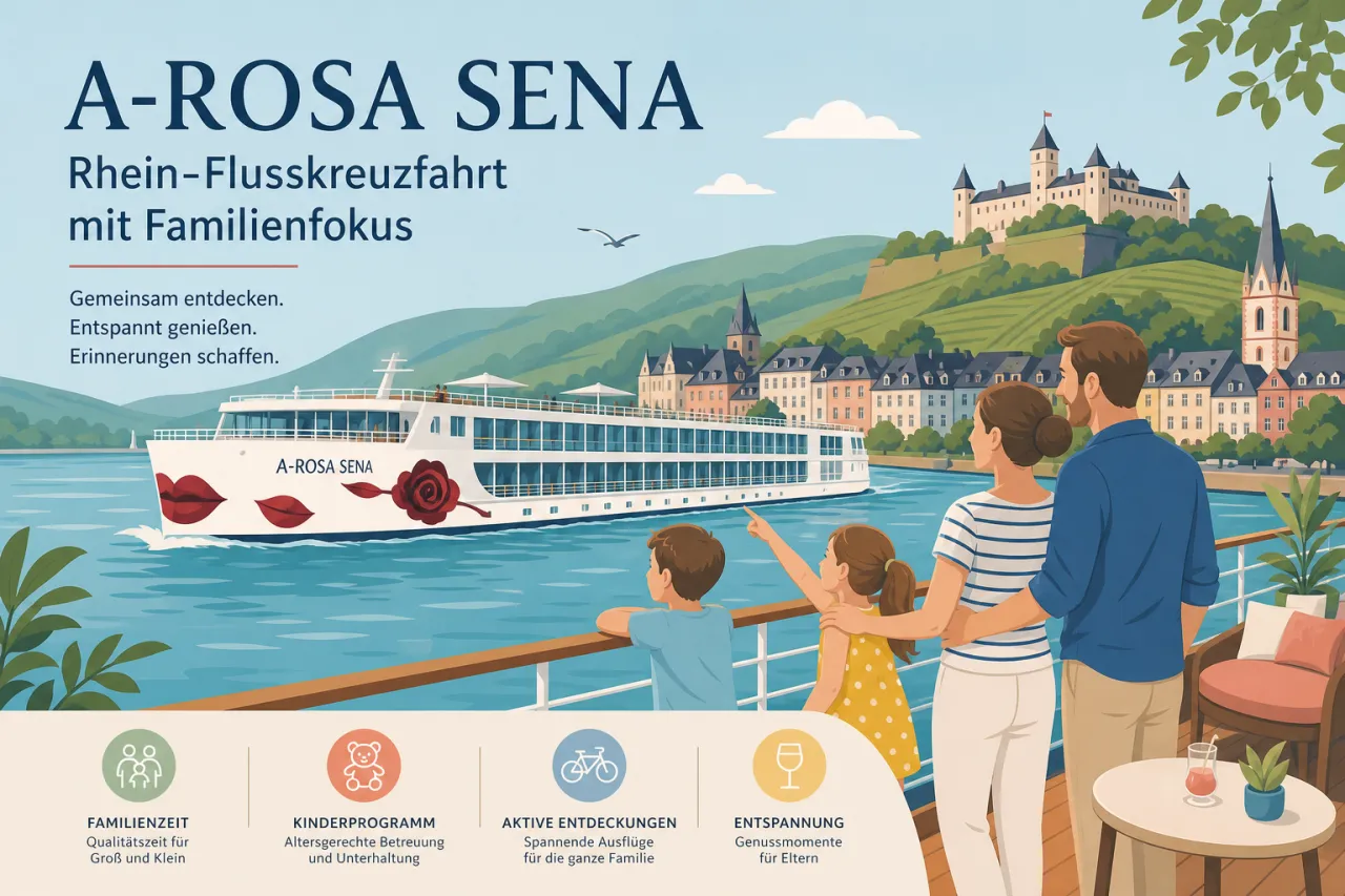 A-ROSA SENA – Rhein-Flusskreuzfahrt mit Familienfokus