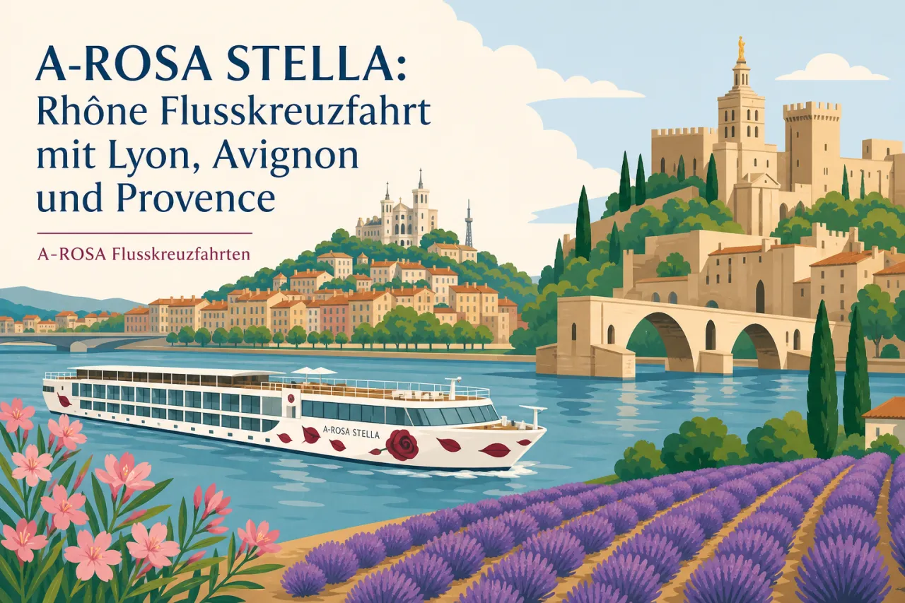A-ROSA STELLA: Rhône Flusskreuzfahrt mit Lyon, Avignon und Provence