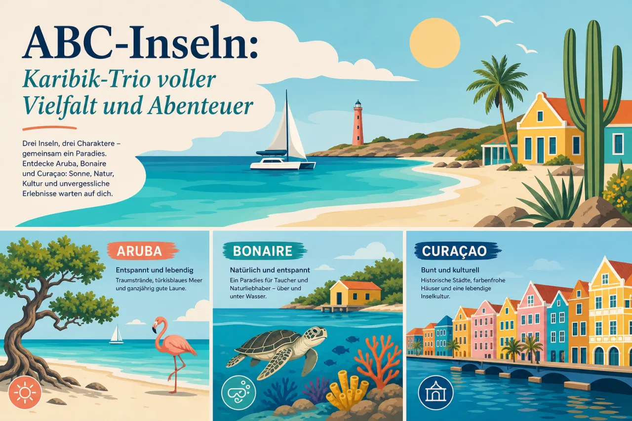 ABC-Inseln: Aruba, Bonaire und Curaçao im Karibik-Vergleich