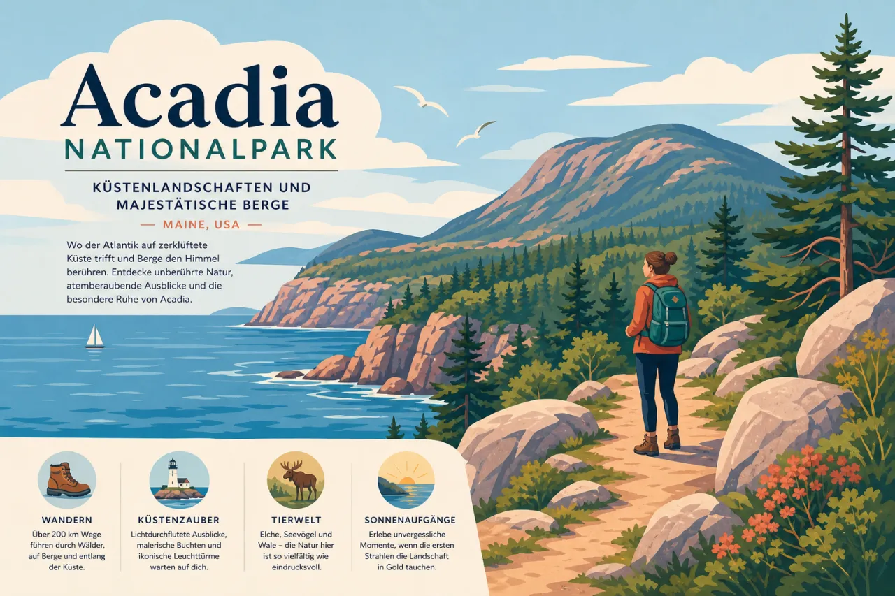 Acadia Nationalpark: Küstenlandschaften und majestätische Berge