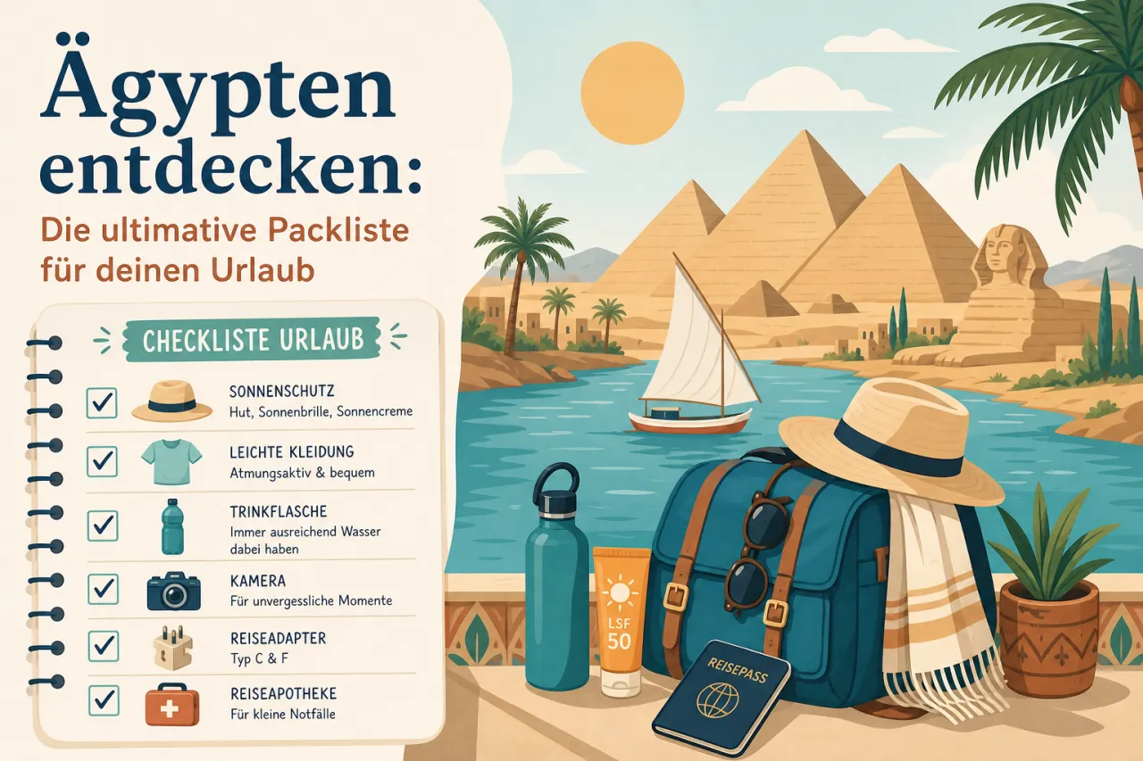 Ägypten entdecken: Die ultimative Packliste für deinen Urlaub