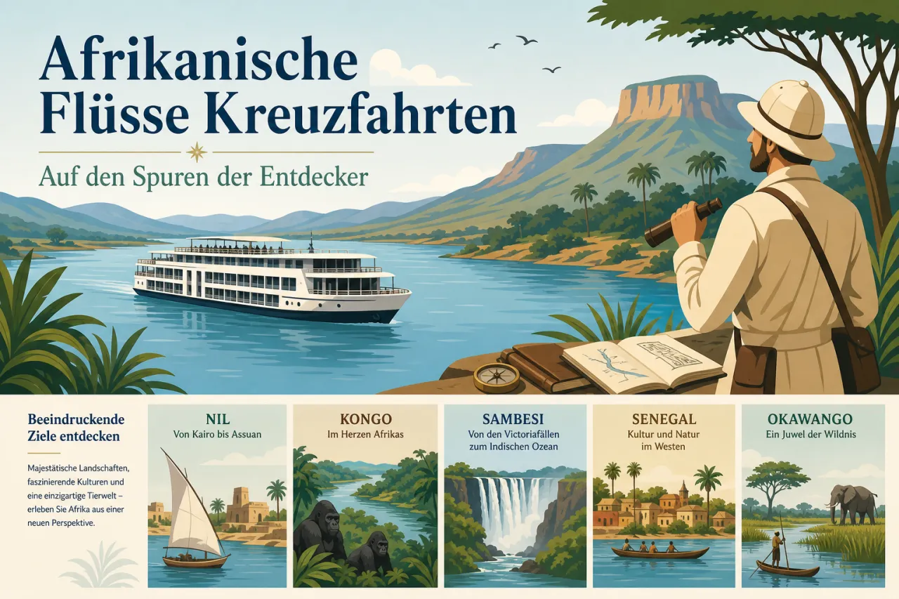Afrikanische Flüsse Kreuzfahrten: Auf den Spuren der Entdecker