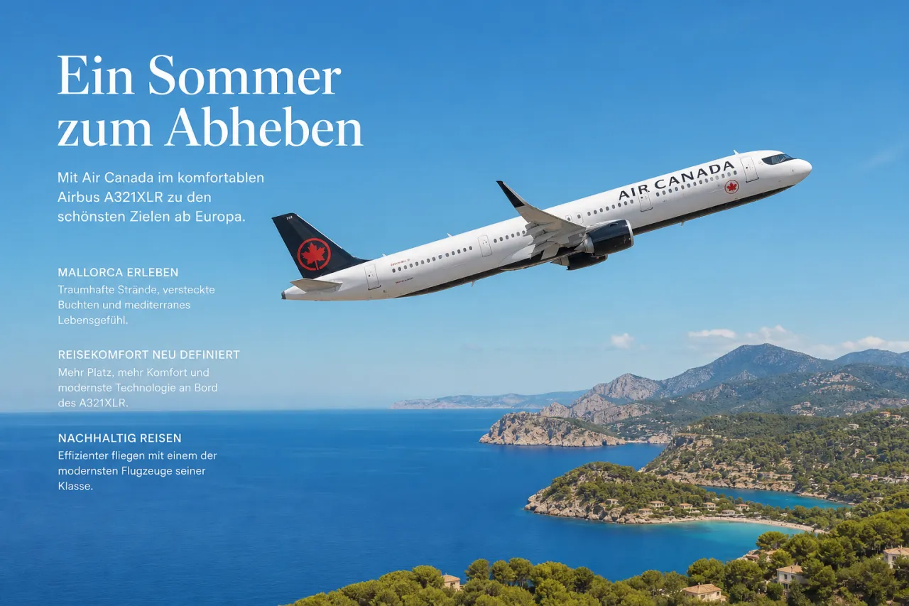 Air Canada fliegt ab Juni direkt von Montreal nach Palma de Mallorca