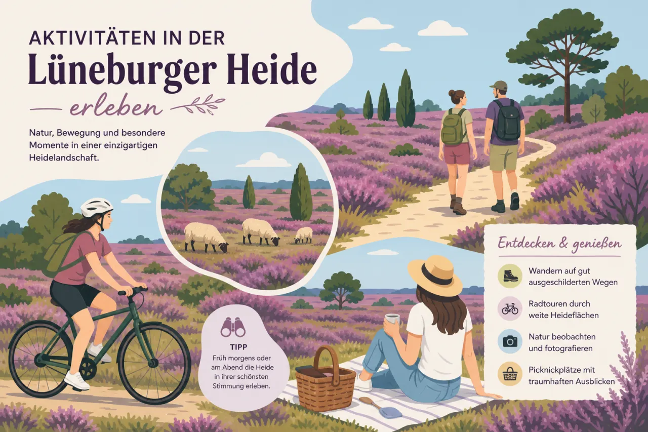 Aktivitäten in der Lüneburger Heide erleben