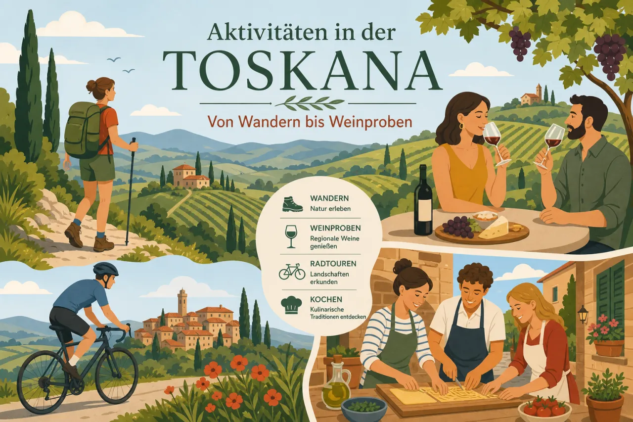 Aktivitäten in der Toskana – Von Wandern bis Weinproben
