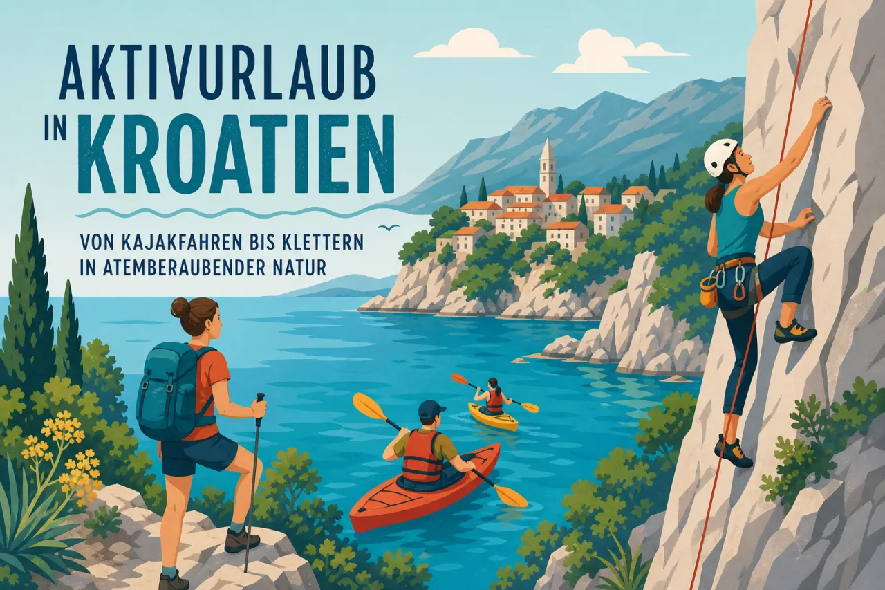Aktivurlaub in Kroatien - Von Kajakfahren bis Klettern in atemberaubender Natur