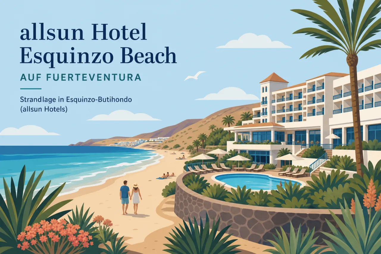 allsun Hotel Esquinzo Beach auf Fuerteventura: Strandlage in Esquinzo-Butihondo