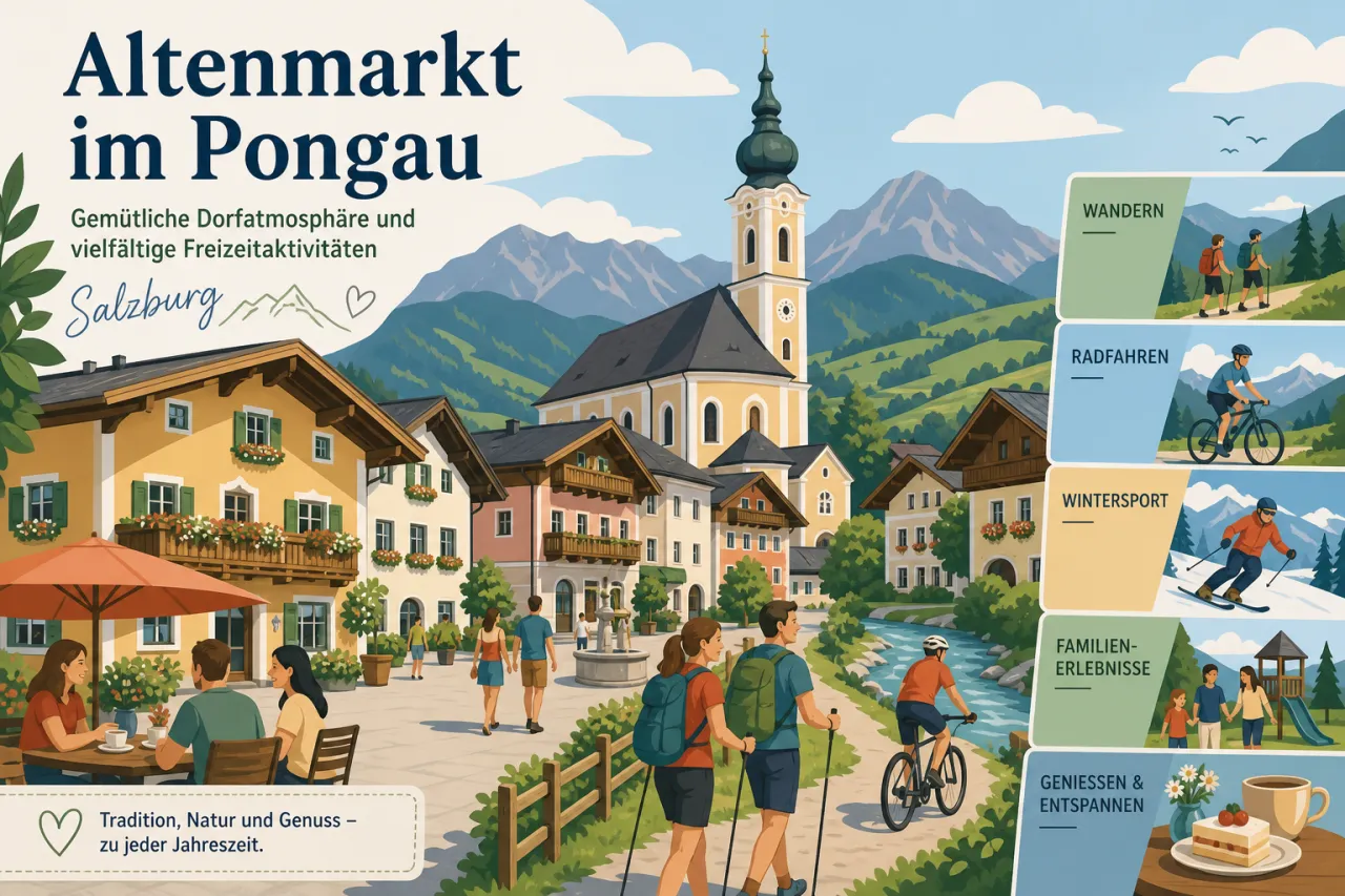 Altenmarkt im Pongau: Dorfgefühl, Wandern und Winterurlaub im Salzburger Land