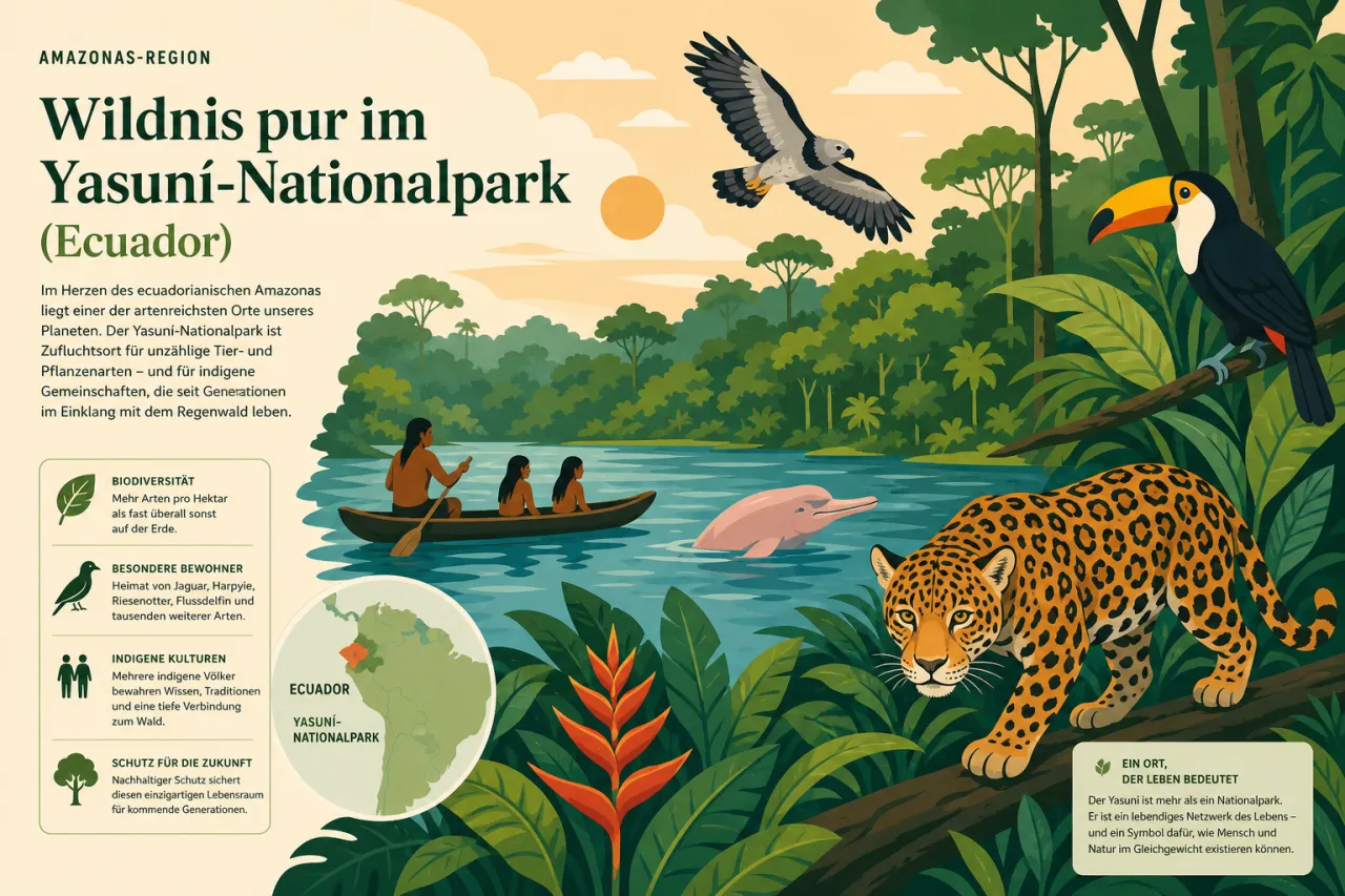 Amazonas-Region: Wildnis pur im Yasuní-Nationalpark