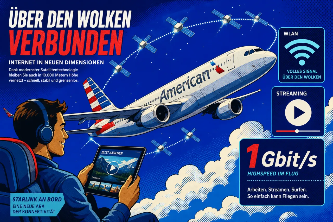 American Airlines rüstet mit Starlink auf
