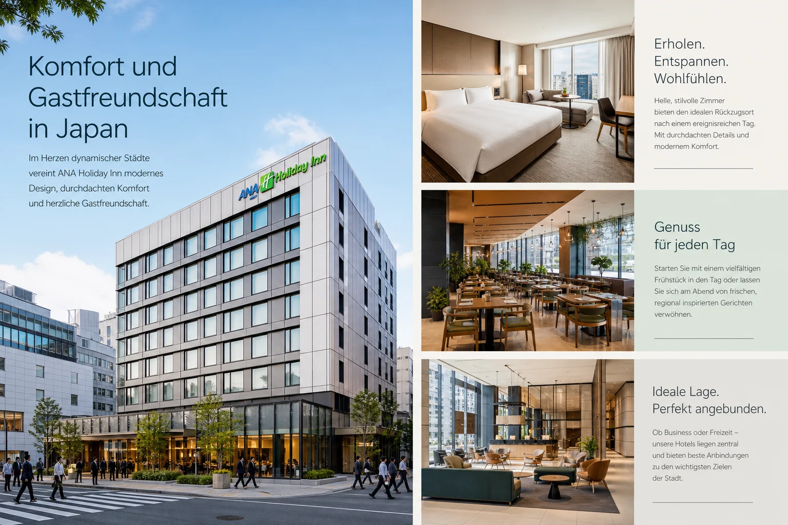 ANA Holiday Inn: Zwei neue Hotels in Japan