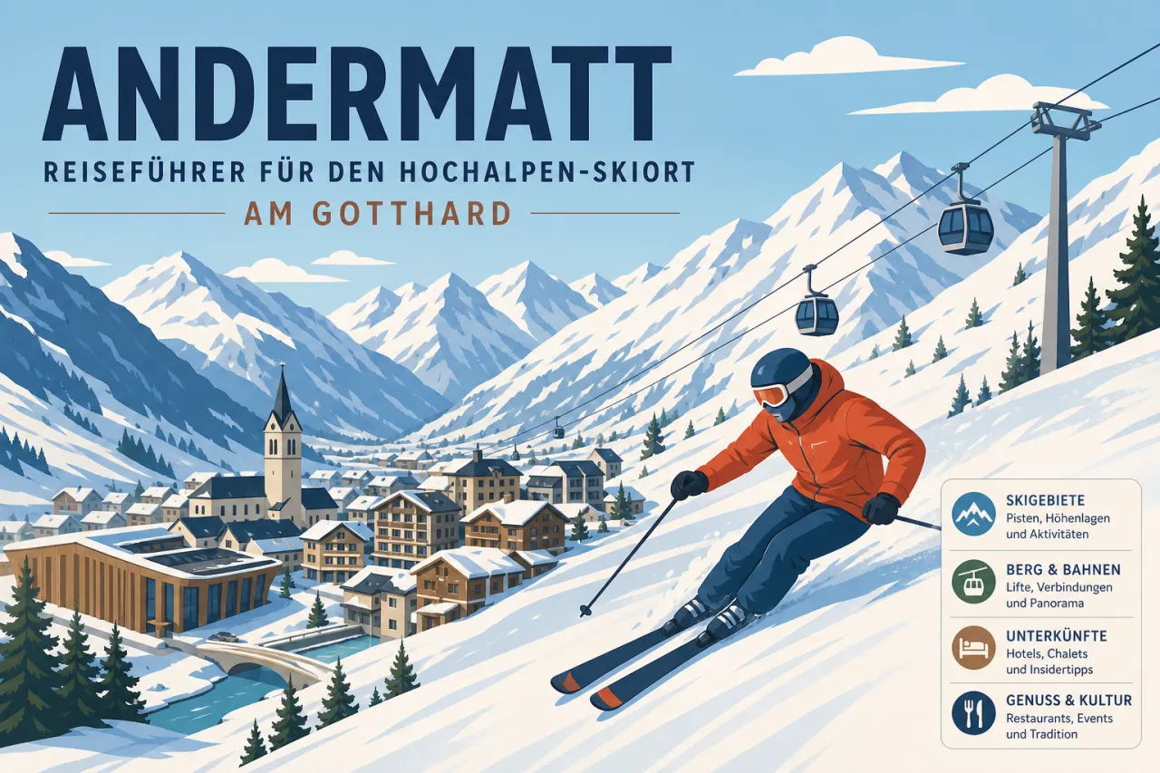 Andermatt: Reiseführer für den Hochalpen-Skiort am Gotthard