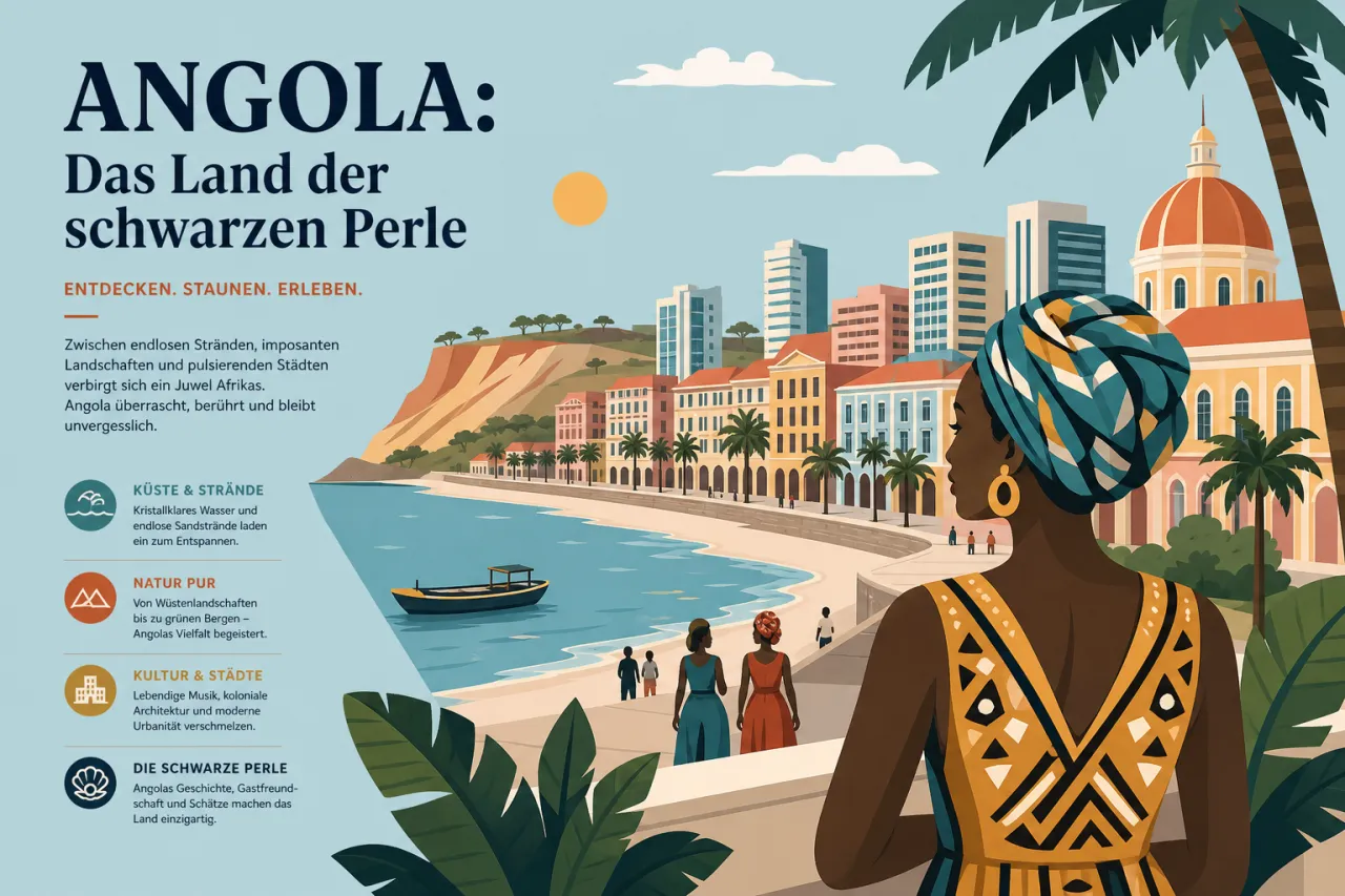 Angola: Das Land der schwarzen Perle erkunden