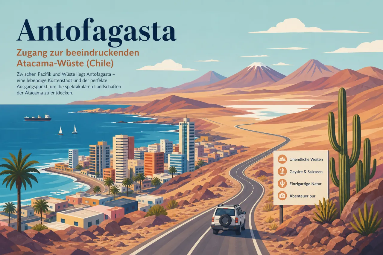 Antofagasta: Zugang zur beeindruckenden Atacama-Wüste