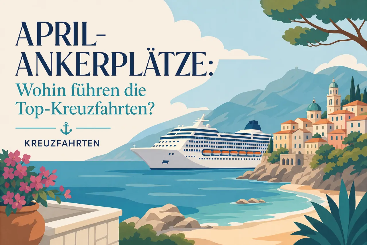 April-Ankerplätze: Wohin führen die Top-Kreuzfahrten?