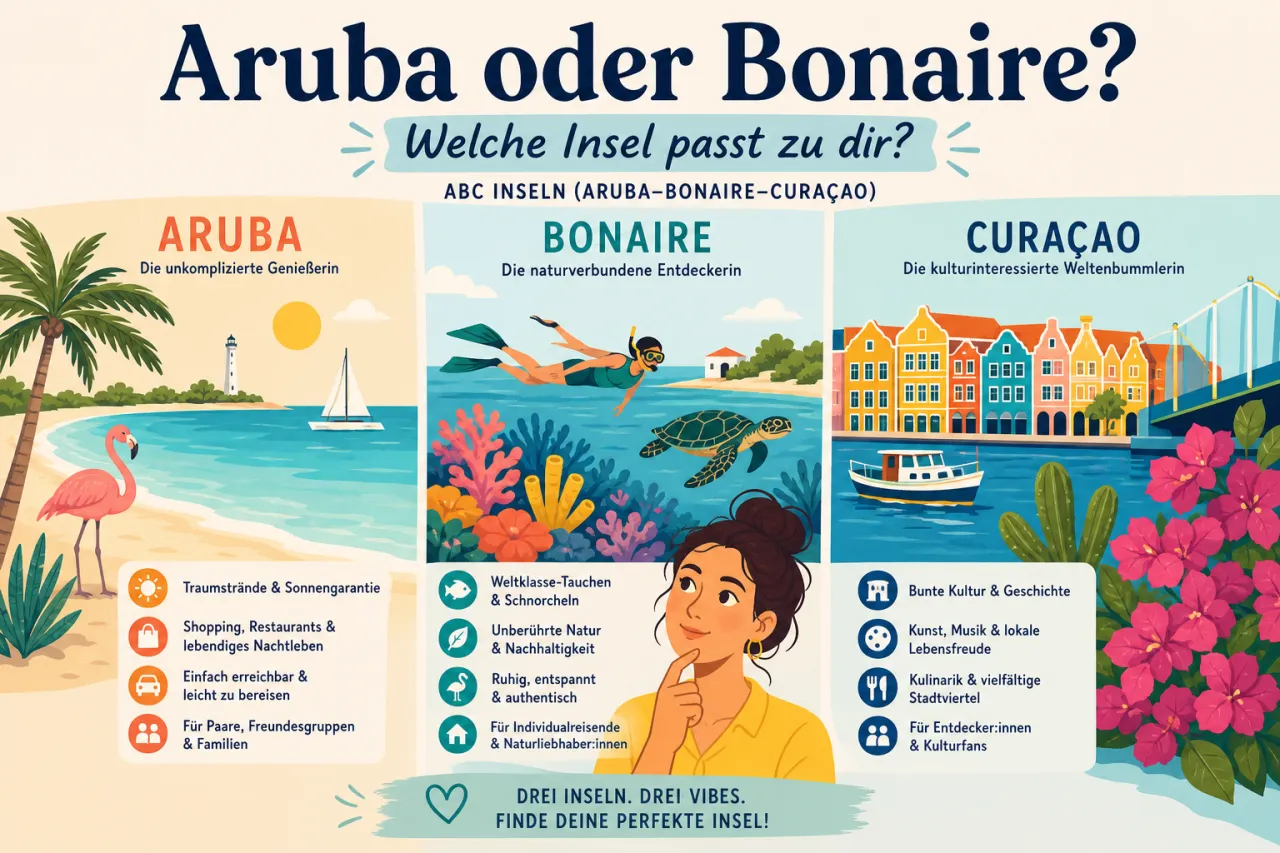 Aruba oder Bonaire?: Welche Insel passt zu dir?