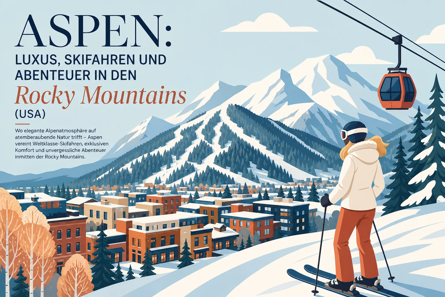 Aspen: Luxus, Skifahren und Abenteuer in den Rocky Mountains