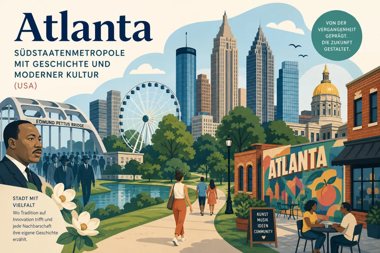 Atlanta: Südstaatenmetropole mit Geschichte und moderner Kultur