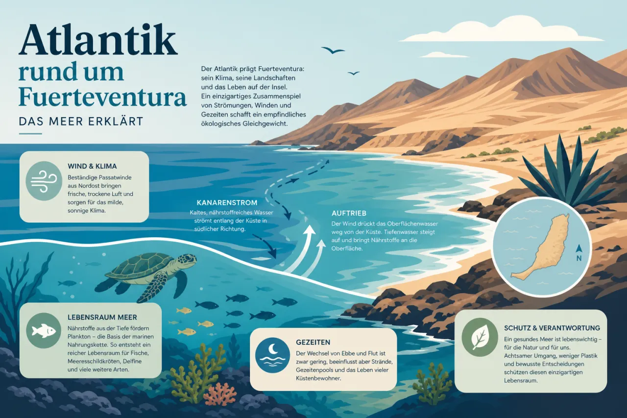 Atlantik rund um Fuerteventura: Das Meer erklärt