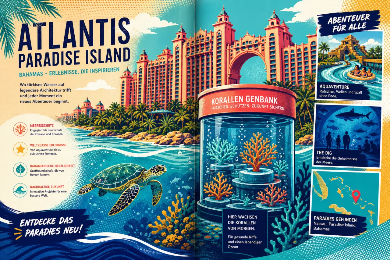Atlantis Paradise Island: Bahamas-Resort mit Korallengenbank