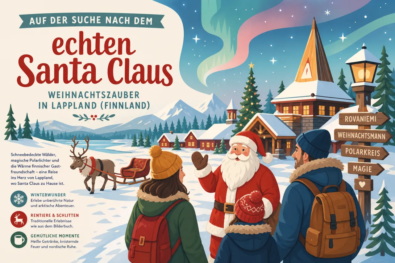 Auf der Suche nach dem echten Santa Claus — Weihnachtszauber in Lappland